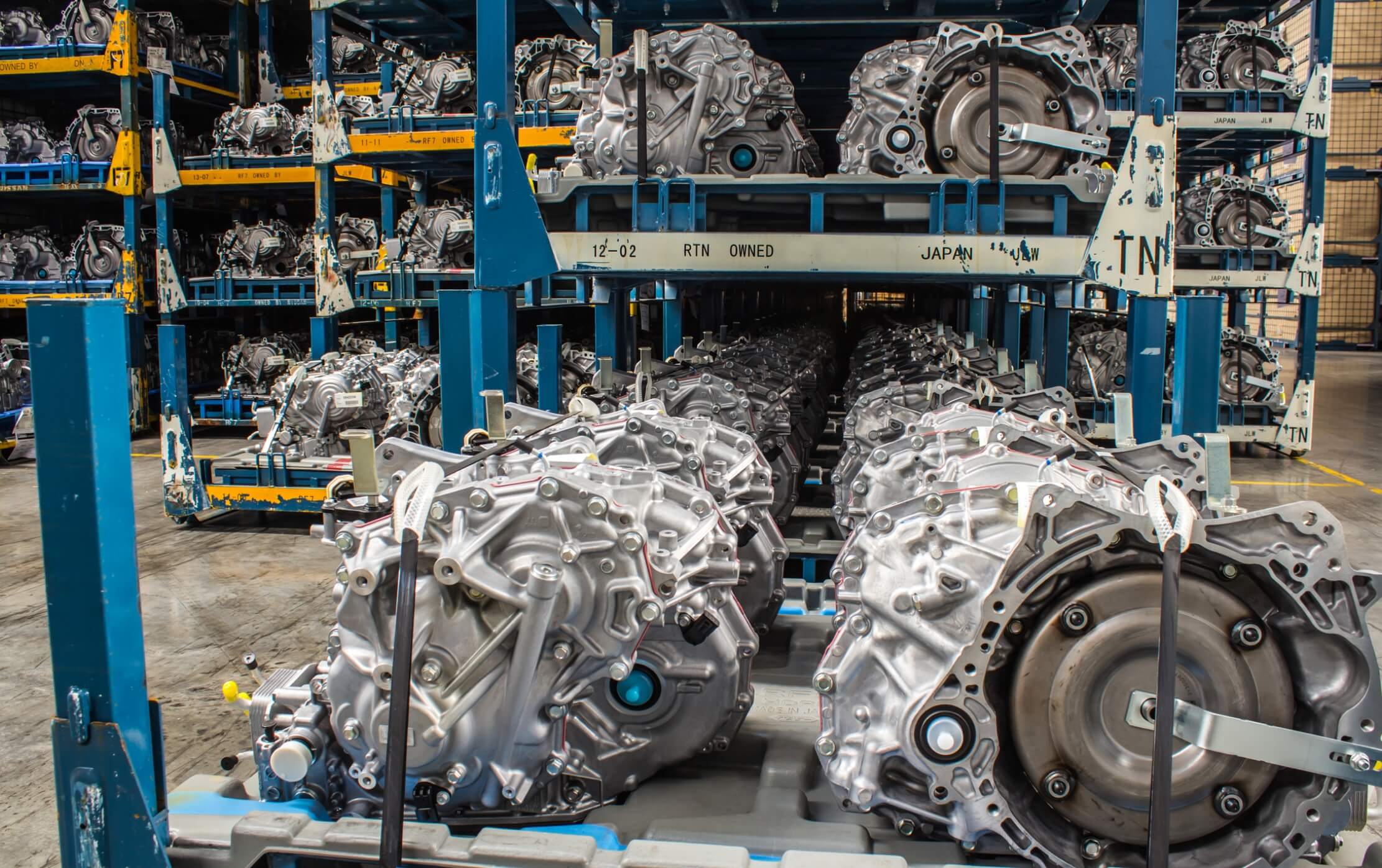 Automotive parts automated storage operation