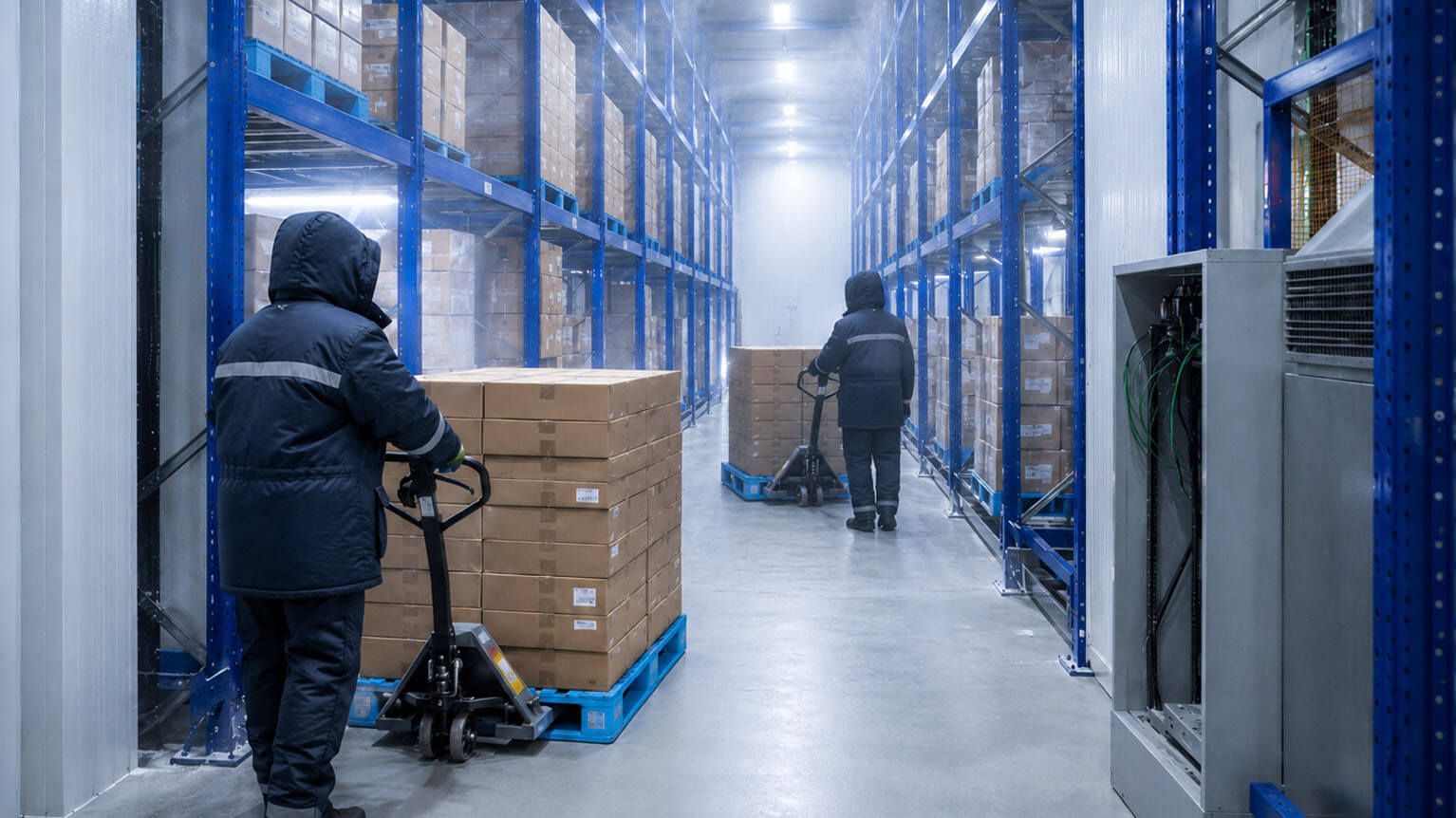 Deep-freeze automated Cold Storage warehouse