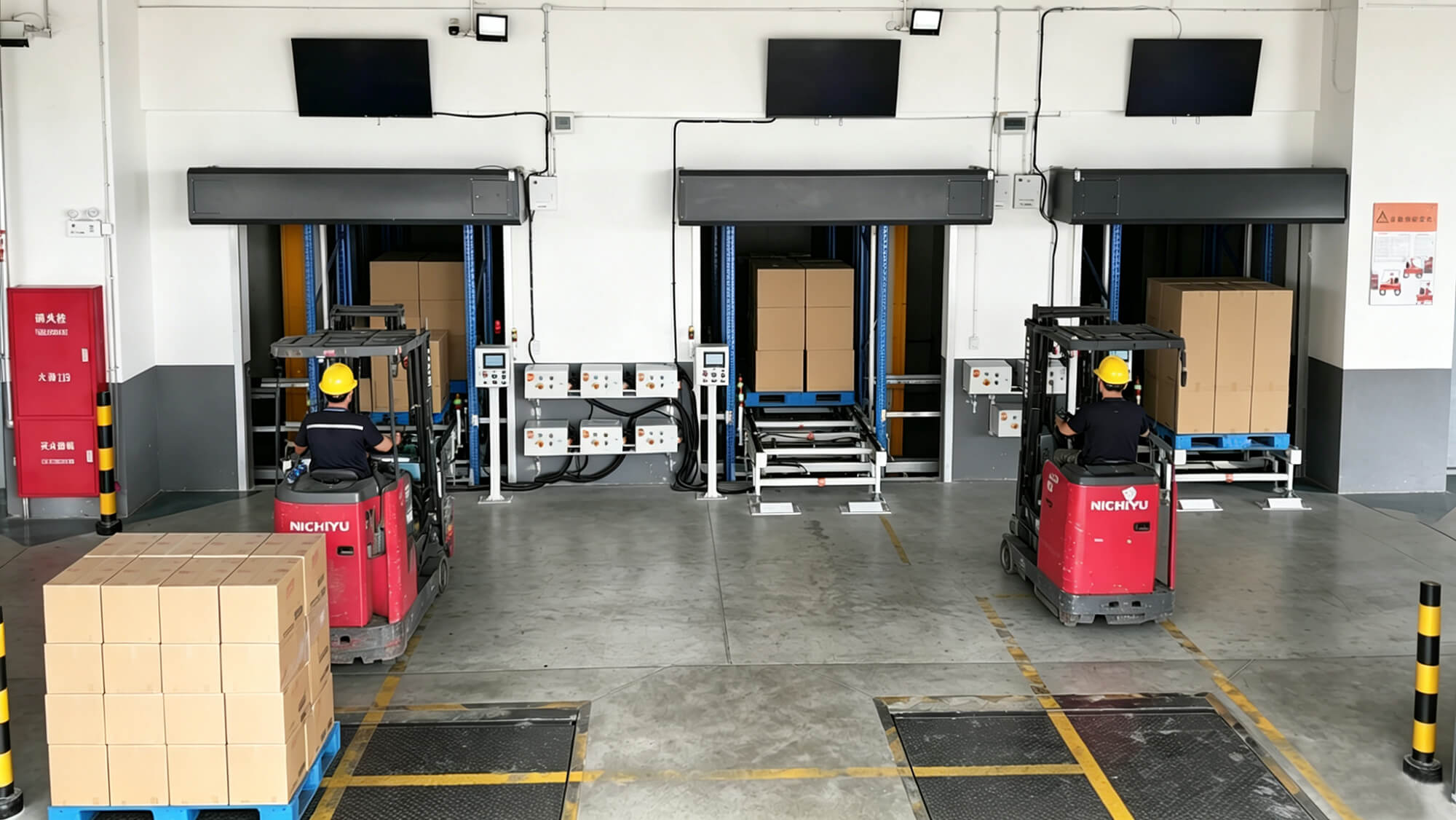 Third-party logistics automated warehouse operation