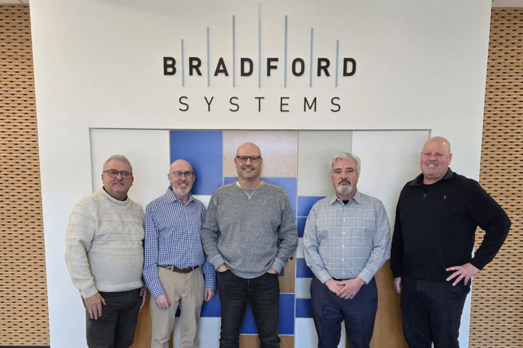 Team photo from the Bradford Systems and Rainbow Dynamics strategic partnership announcement